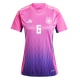 Germania Joshua Kimmich #6 Maglia Gara Trasferta Repliche Europei 2024 Donna